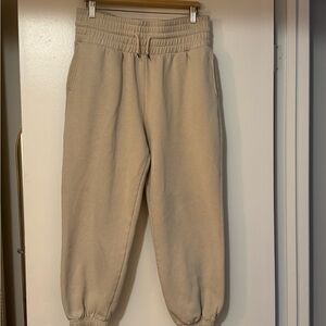 Women’s Beige Jogger Pants